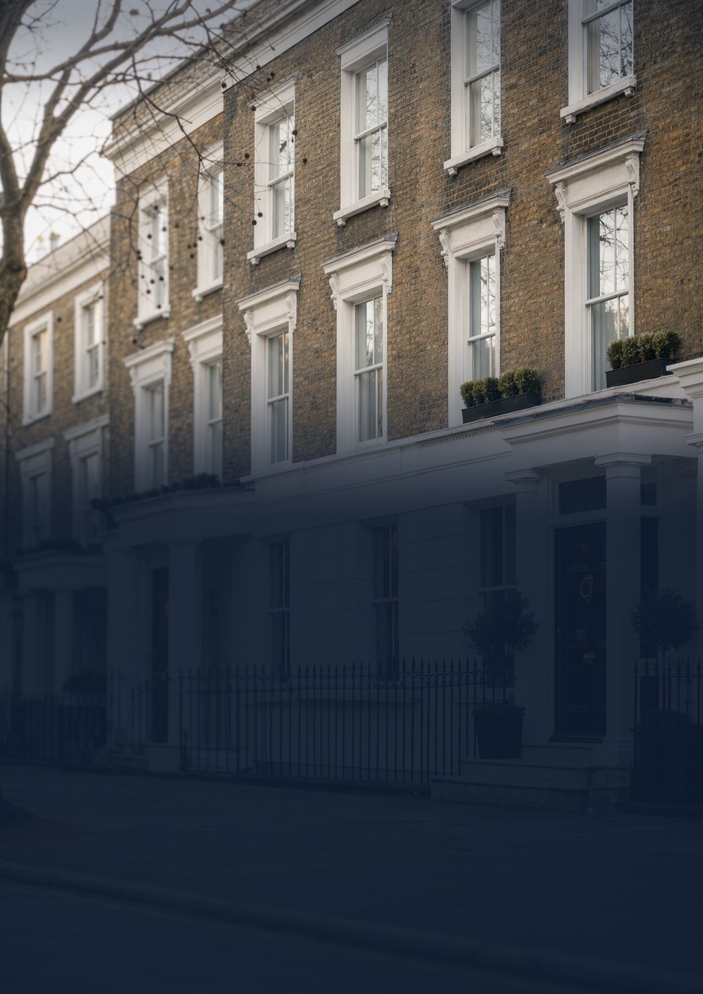 Traditional London terraced homes